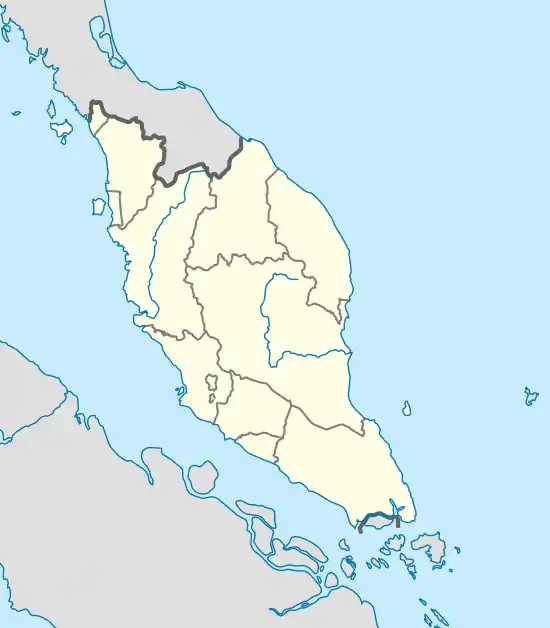 Bahau is located in Peninsular Malaysia