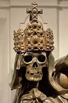 Detail of the sarcophagus of Charles VI in the Imperial Crypt in Vienna