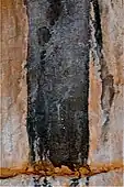 Stains on rocks, Madagaskar