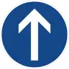 Proceed straight