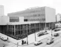 The Bindon and Wright library, which replaced the Carnegie Library on the same site, stood for over 41 years.